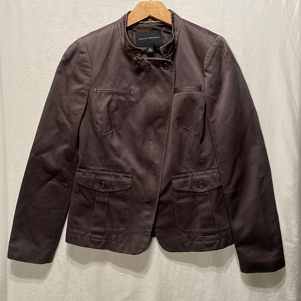 Banana Republic Charcoal Gray Blazer jacket (6)